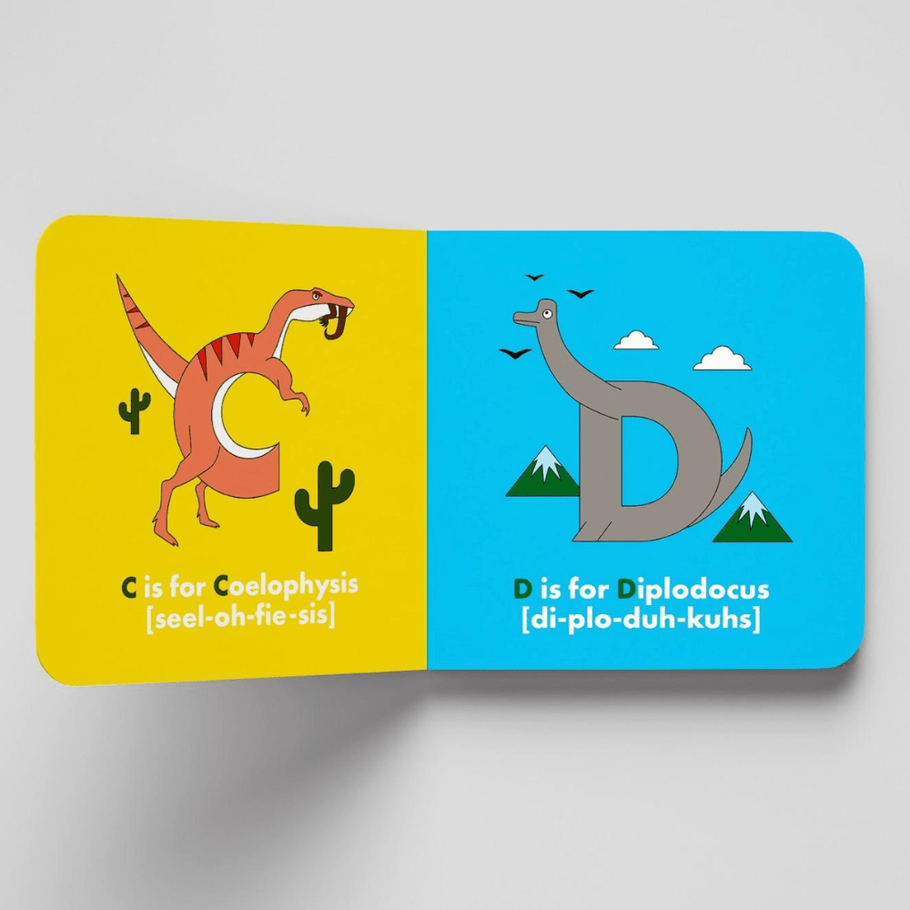 Dino Legends Alphabet Board Book,  Shopsweetluluss