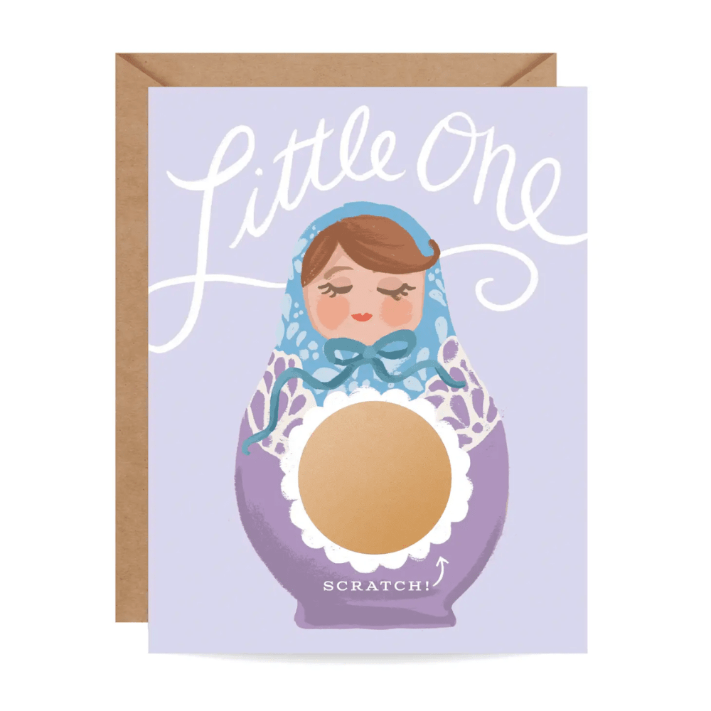 Nesting Doll Hidden Message New Baby/Pregnancy Card - Shopsweetluluss