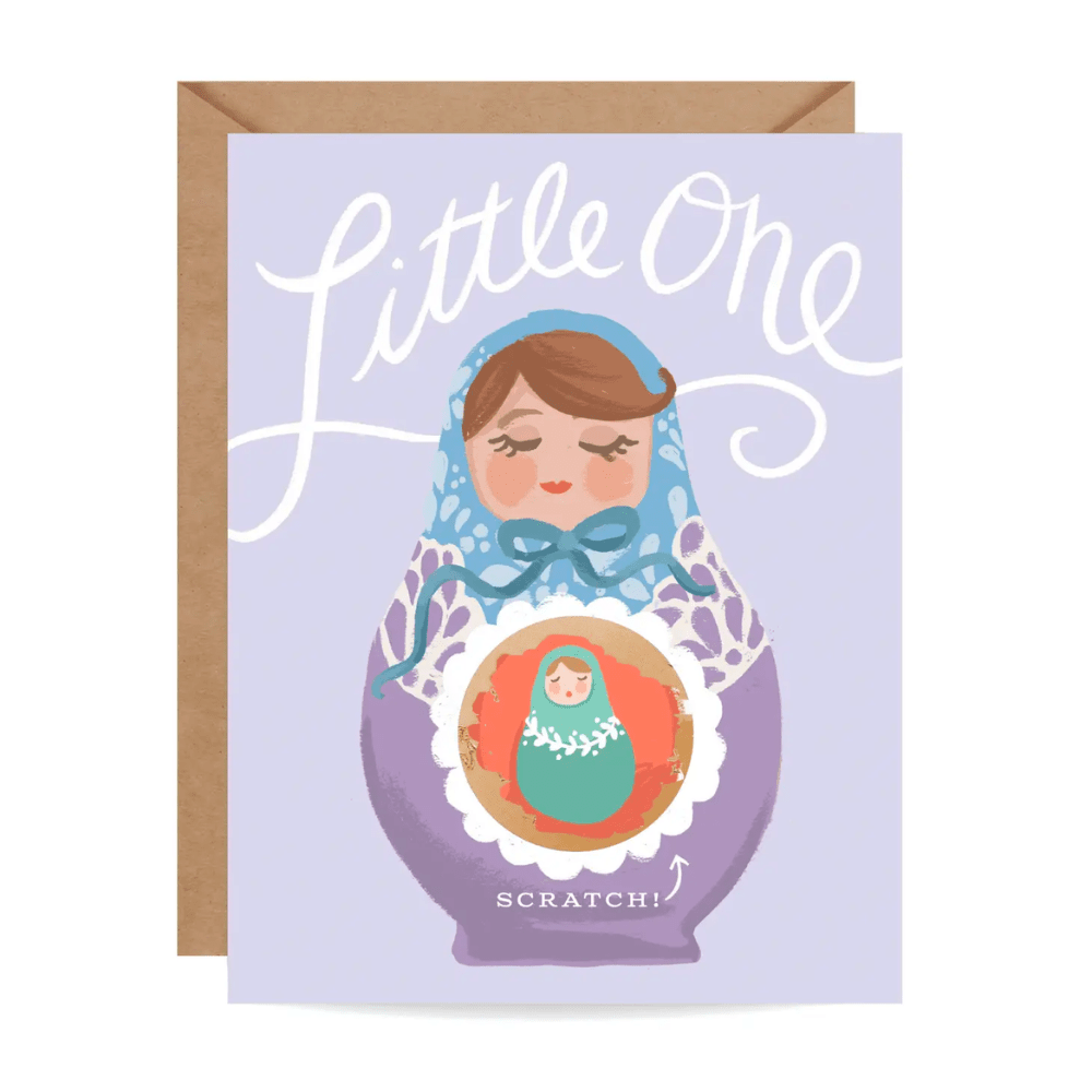 Nesting Doll Hidden Message New Baby/Pregnancy Card - Shopsweetluluss