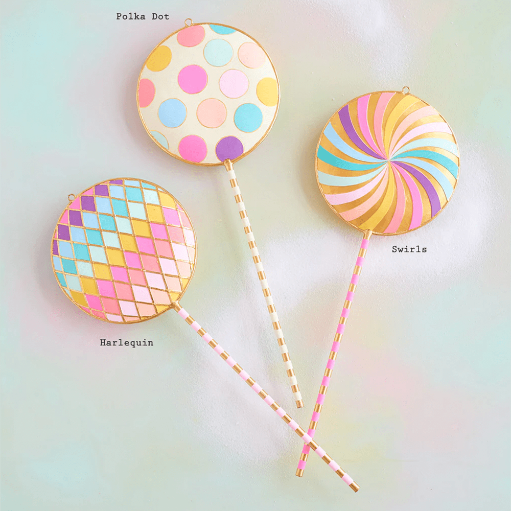 Lollipop Decoration - 3 Color Options, Shopsweetluluss