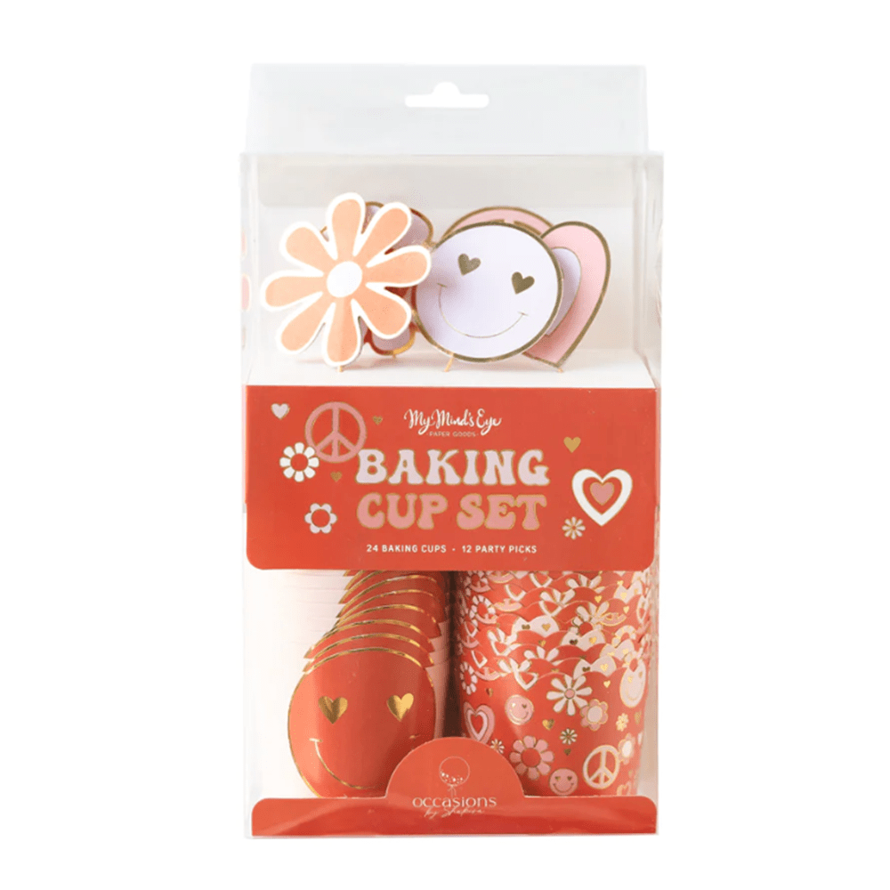 Love Baking Cups & Toppers Set, Shopsweetluluss