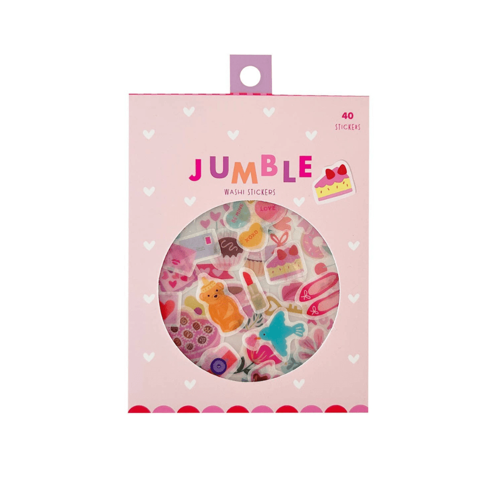 Love Jumble Washi Stickers, Shopsweetluluss