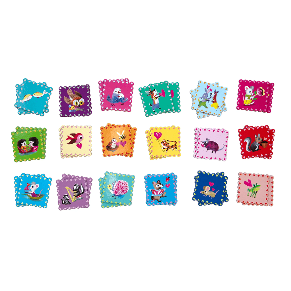 Love Little Square Memory Game, Shopsweetluluss