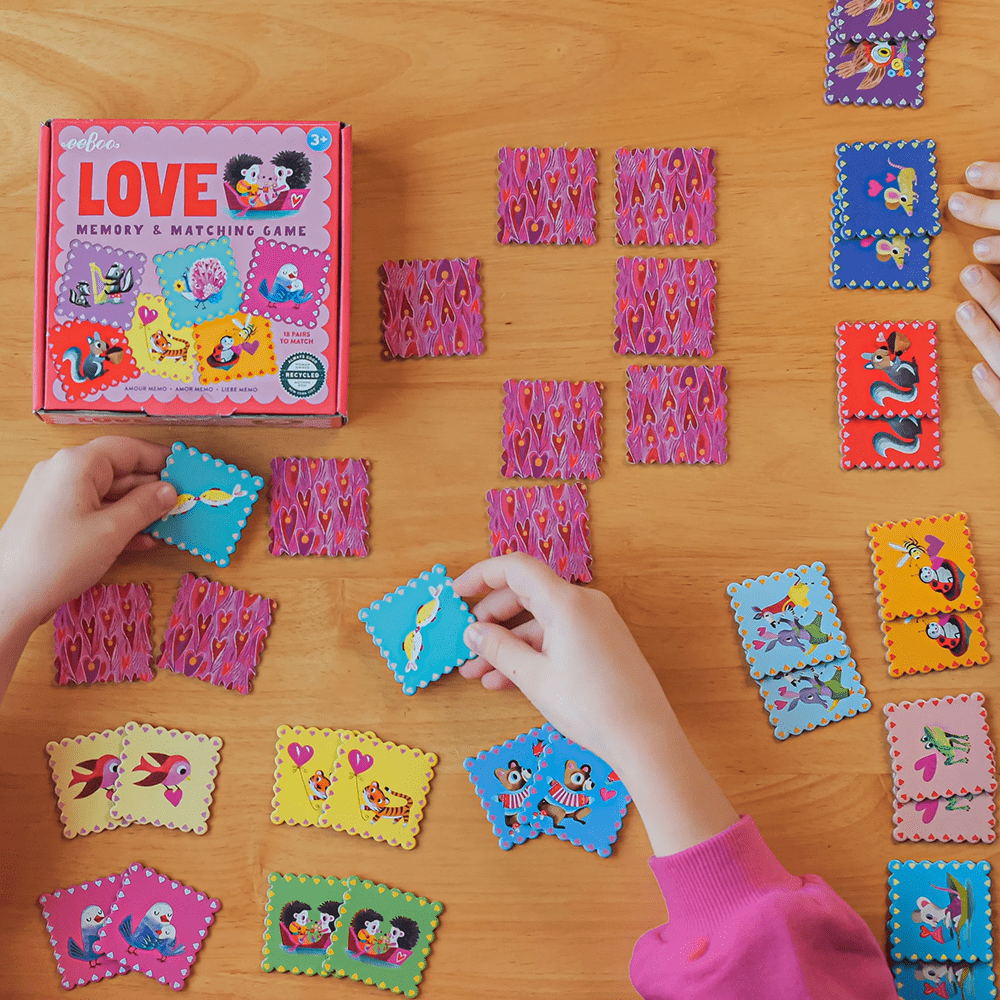 Love Little Square Memory Game, Shopsweetluluss