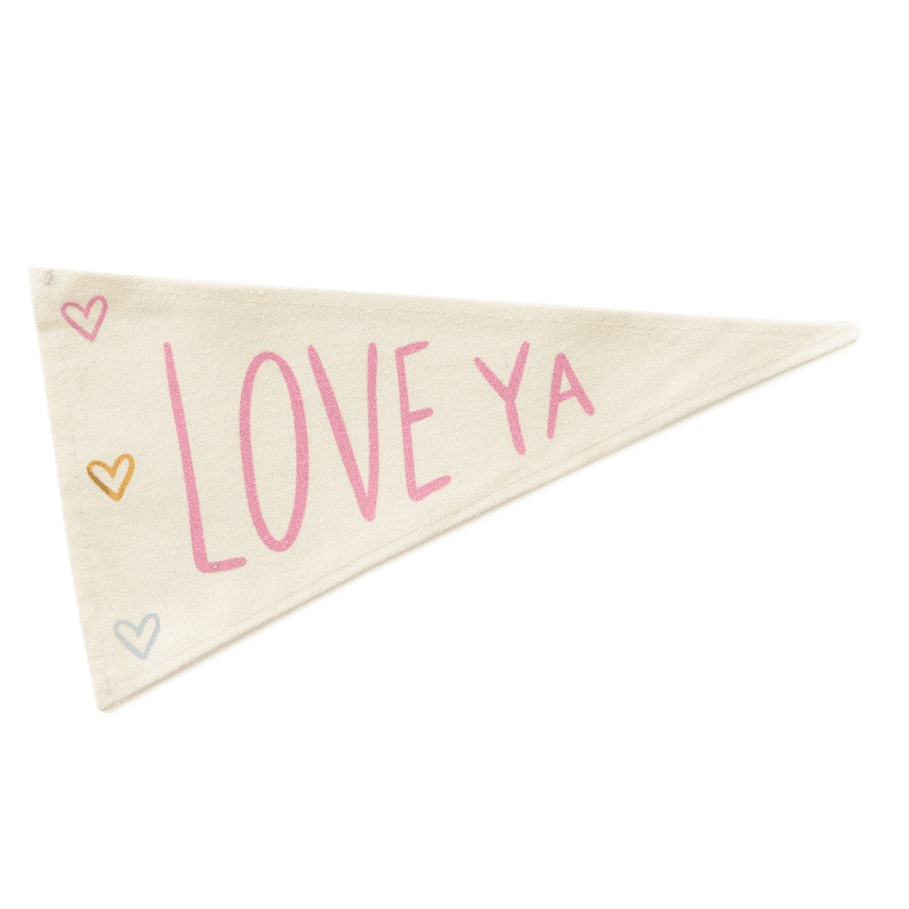 Love Ya Pennant Flag, Shopsweetluluss