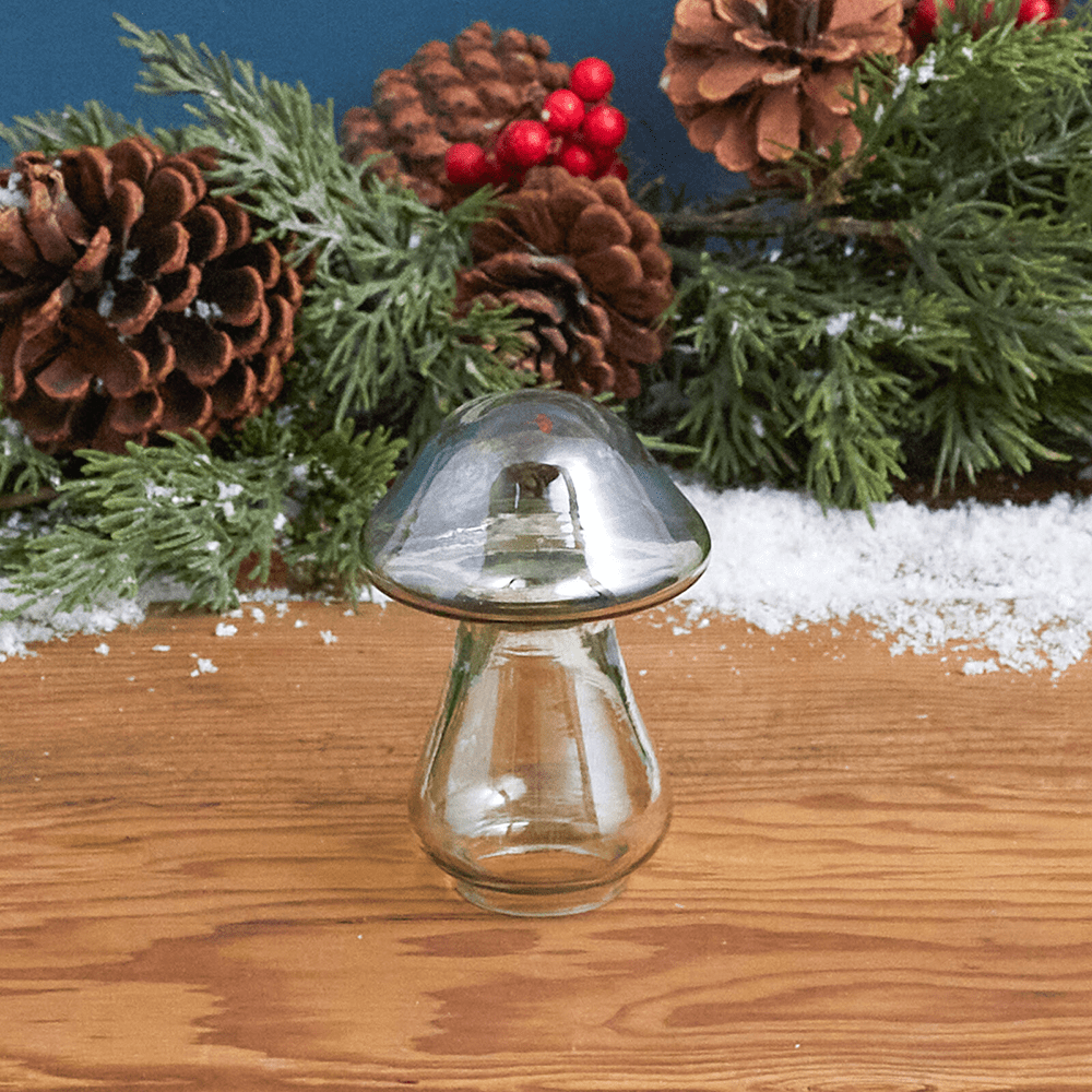 Luster Glass Mushroom - Green, Shopsweetluluss