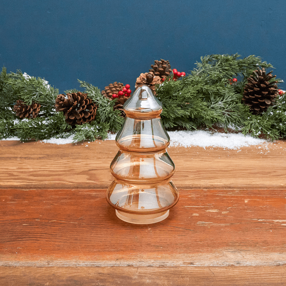 Luster Glass Tree Canister - Gold, Shopsweetluluss