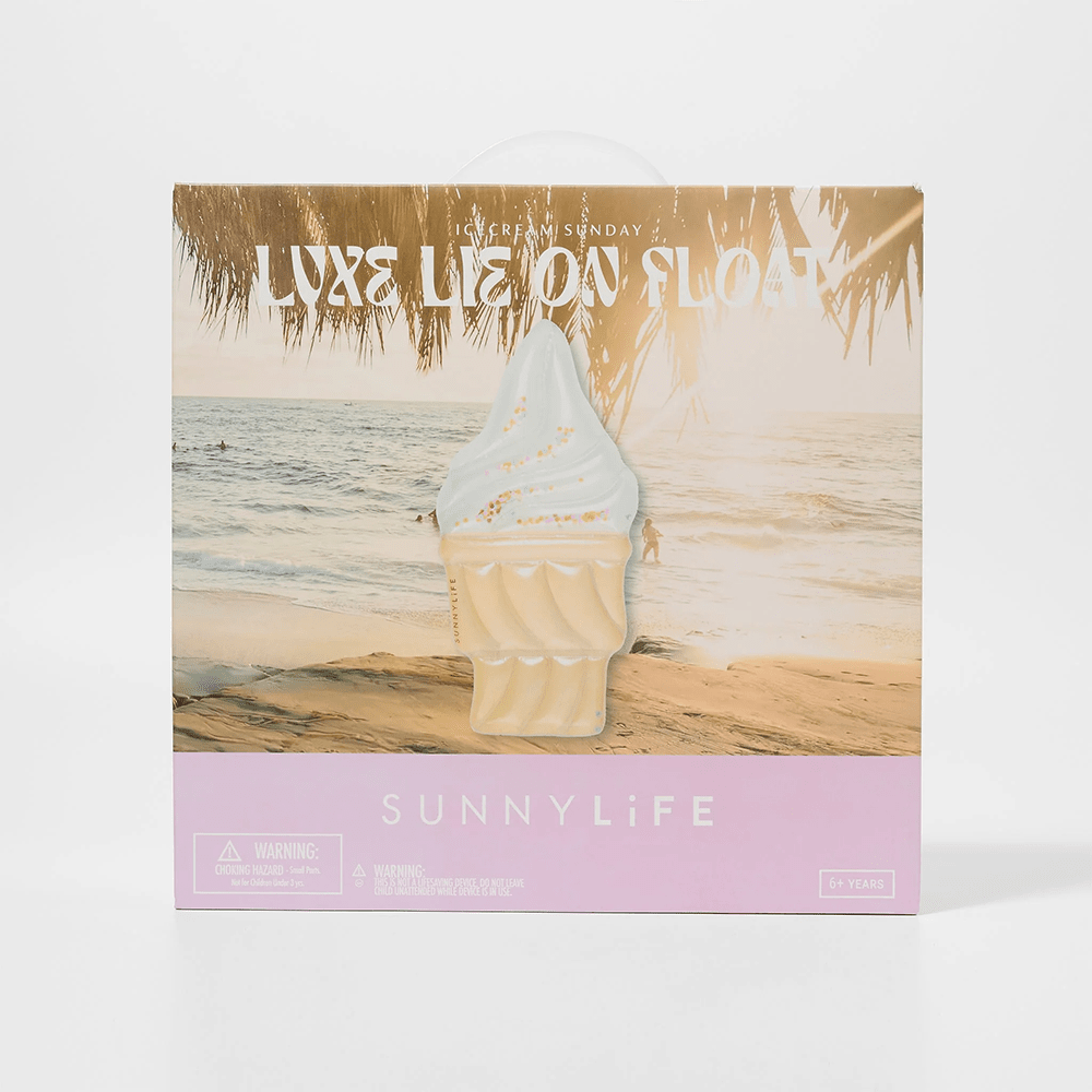 Luxe Lie-On Float - Ice Cream Sunday Multi, Shopsweetluluss