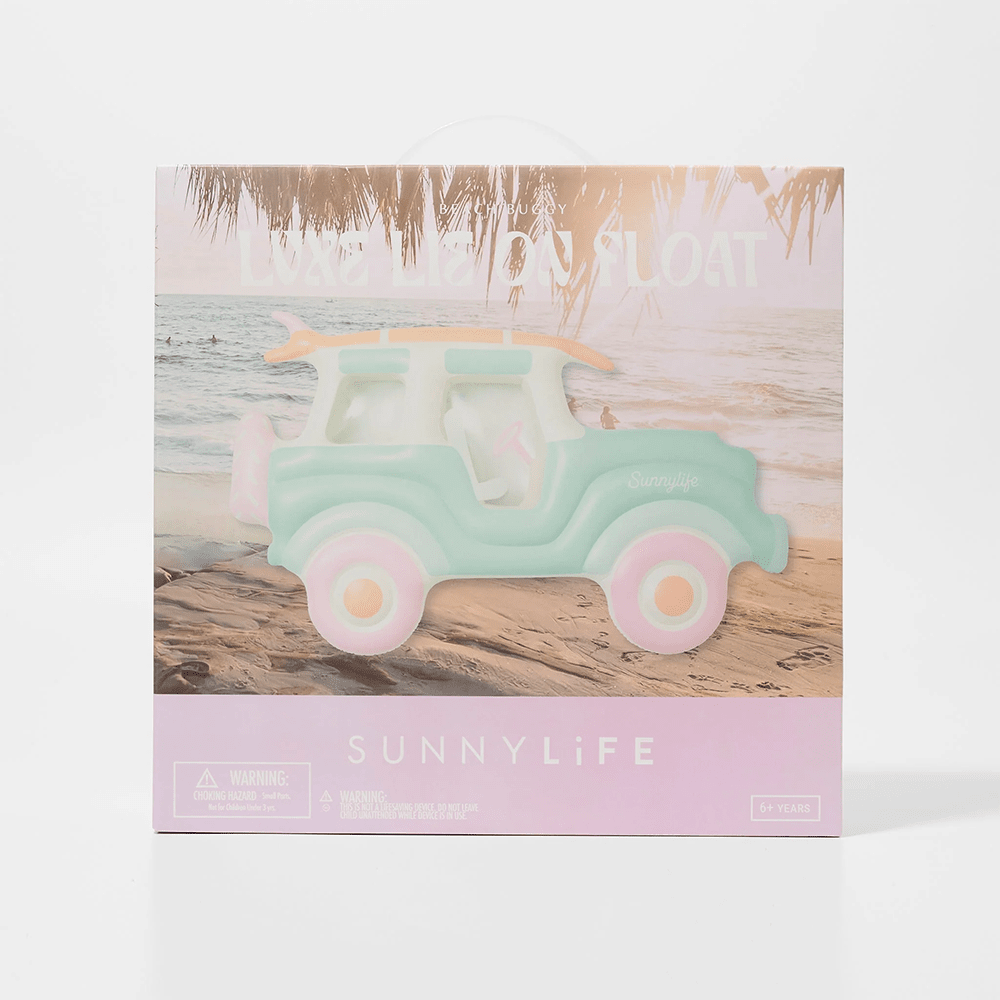 Luxe Lie-On Float - Beach Buggy Multi, Shopsweetluluss