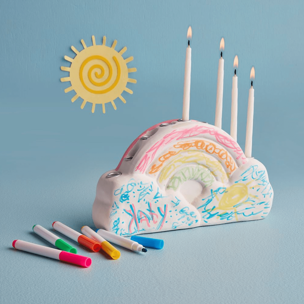 Color-Me Menorah Set - Magical Menorah, Shopsweetluluss