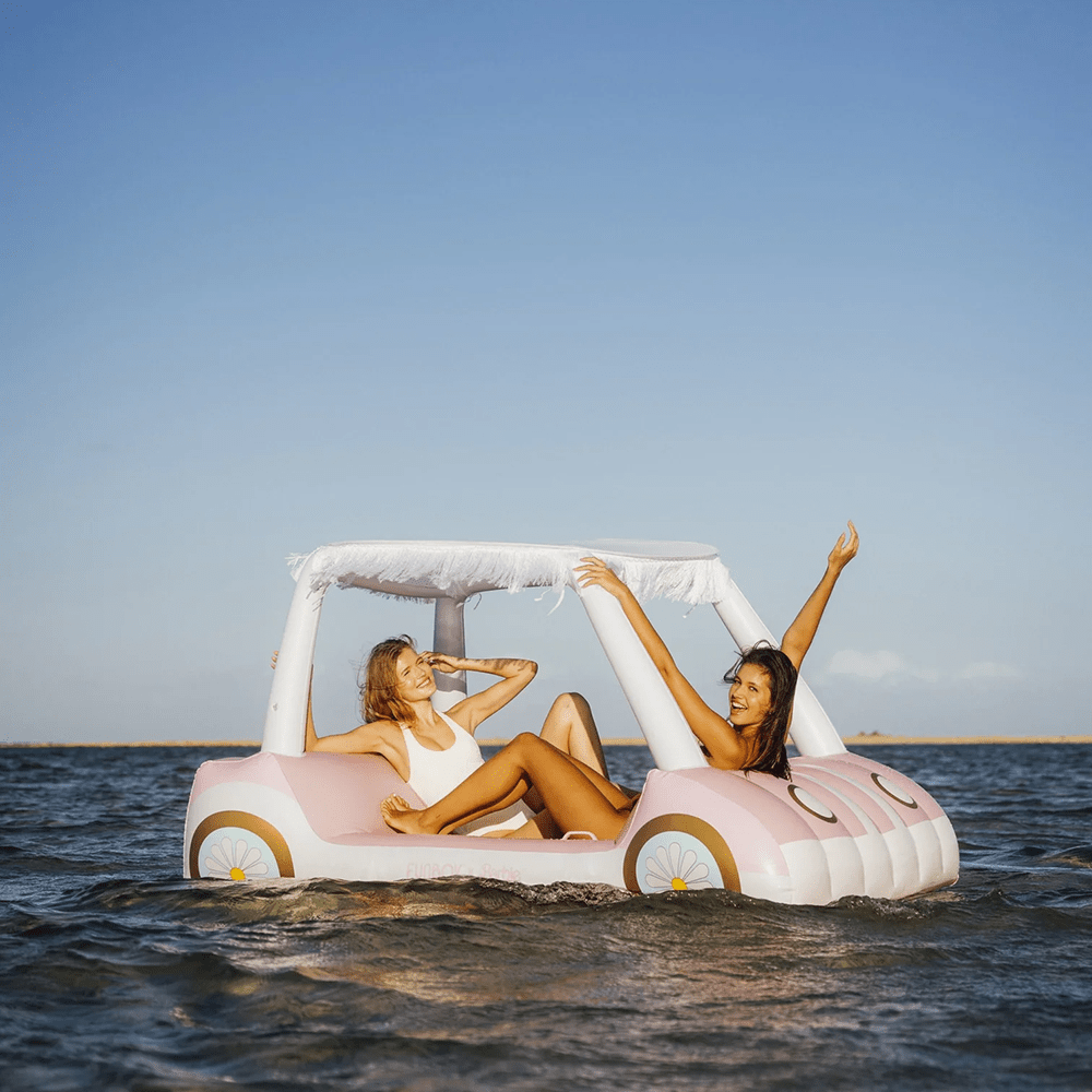 Malibu Barbie Golf Cart Pool Float, Shopsweetluluss