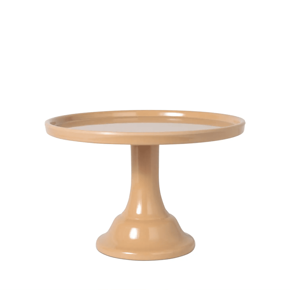 Melamine Cake Stand, Latte Brown - 2 Size Options, Shopsweetluluss