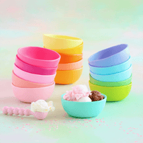 Melamine Rainbow Bowl - 16 Color Options, Shopsweetluluss
