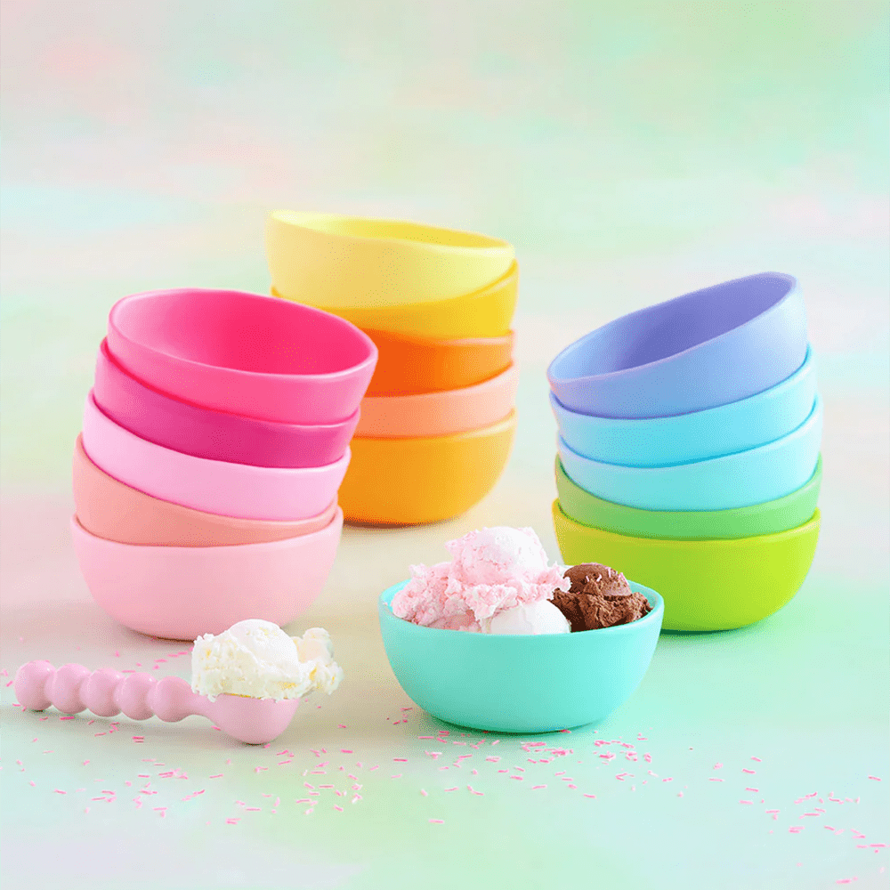 Melamine Rainbow Bowl - 16 Color Options, Shopsweetluluss
