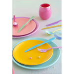 Glitterville Melamine Rainbow Salad Plate - 16 Color Options