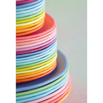 Glitterville Melamine Rainbow Salad Plate - 16 Color Options