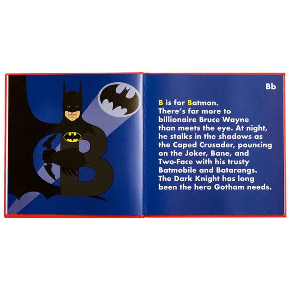 Men Superhero Legends Alphabet Book, Shopsweetluluss