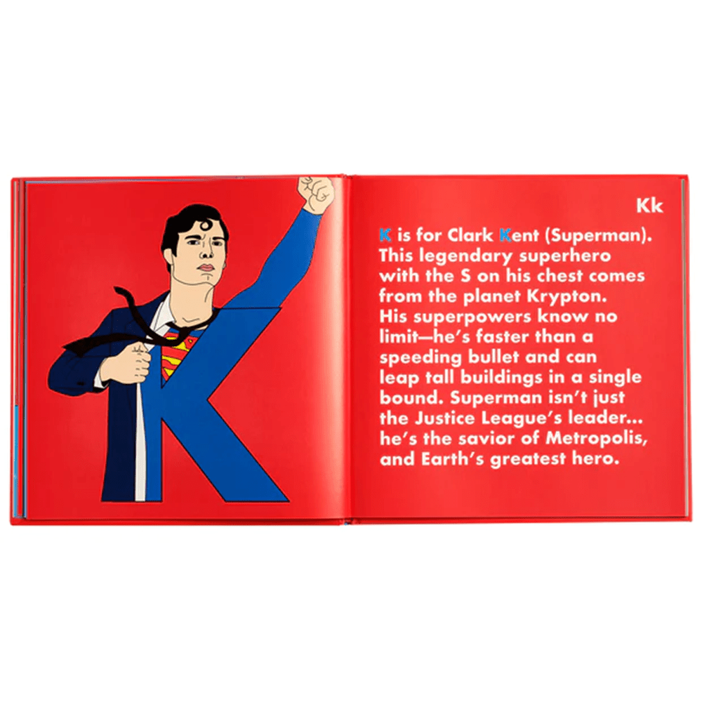 Men Superhero Legends Alphabet Book, Shopsweetluluss