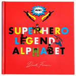 Men Superhero Legends Alphabet Book, Shopsweetluluss