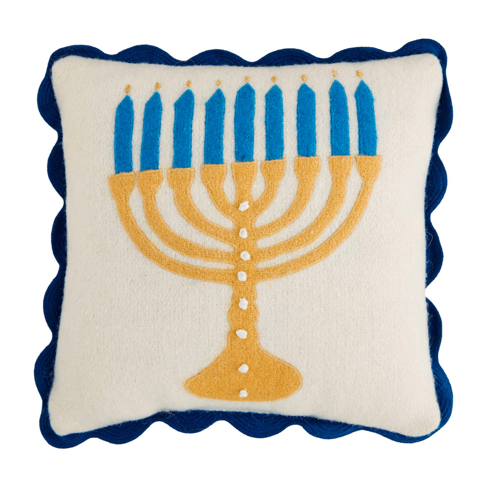 Menorah Mini Pillow, Shopsweetluluss