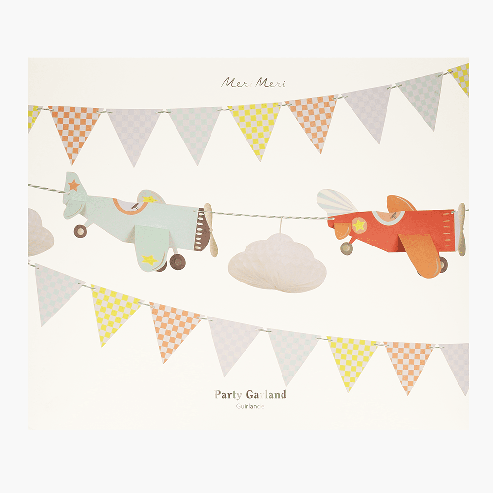 Meri Meri Airplane Garland, Shopsweetluluss