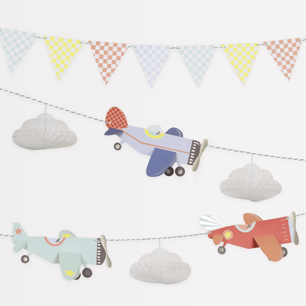 Meri Meri Airplane Garland, Shopsweetluluss