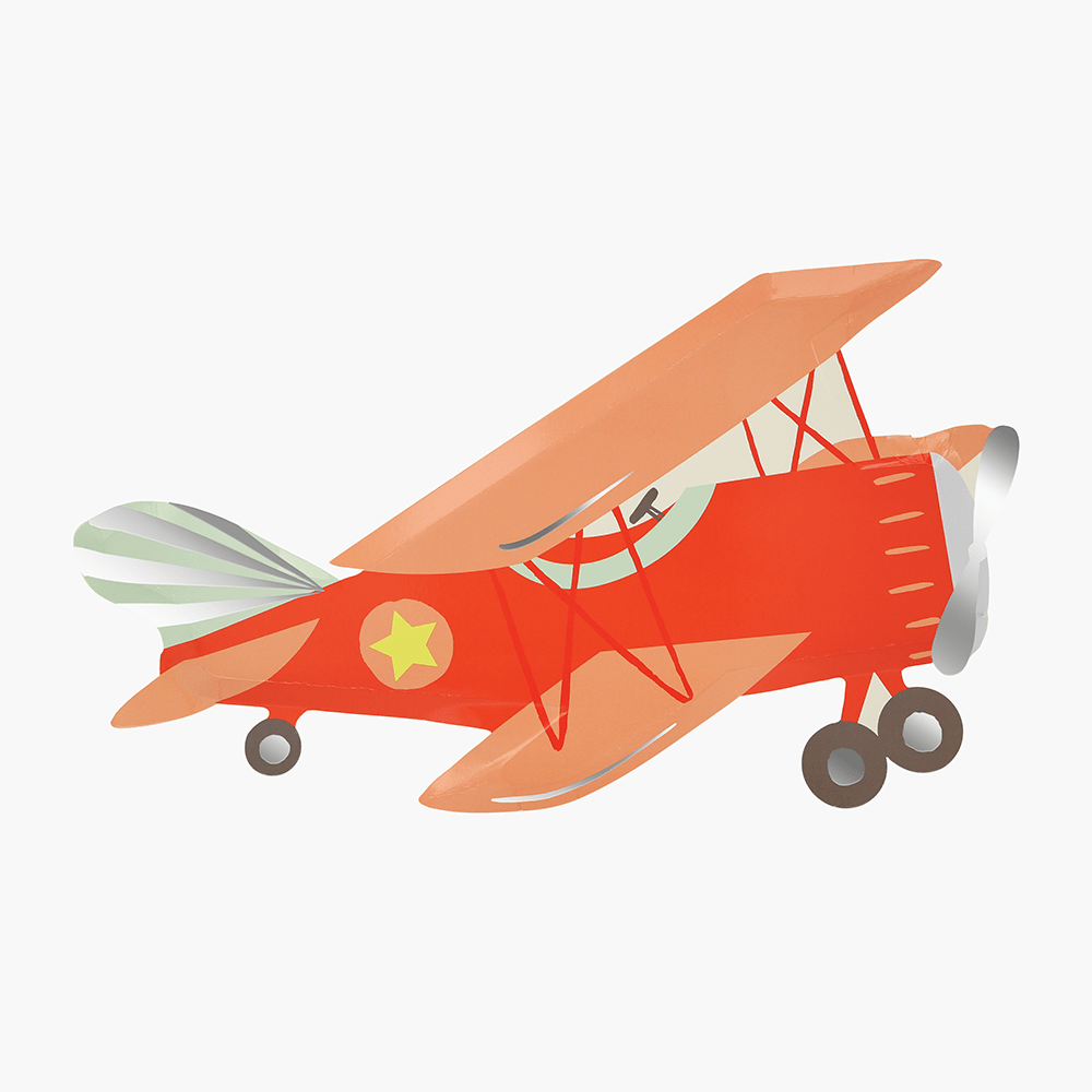 Meri Meri Airplane Plates, Shopsweetluluss
