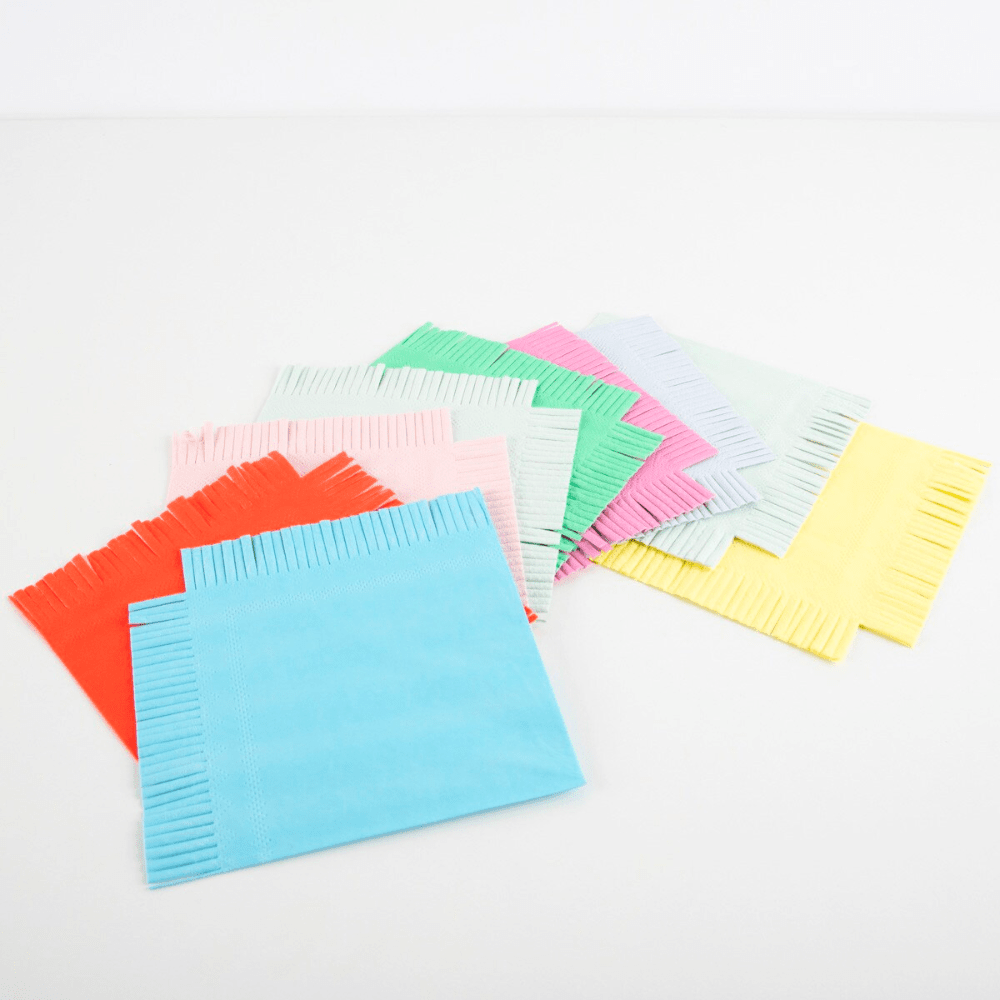 Meri Meri Assorted Bright Large Napkins, Shopsweetluluss