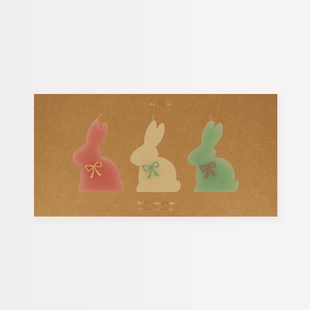 Meri Meri Bunny Candles, Shopsweetluluss
