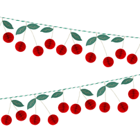 Meri Meri Cherry Honeycomb Garland, Shopsweetluluss