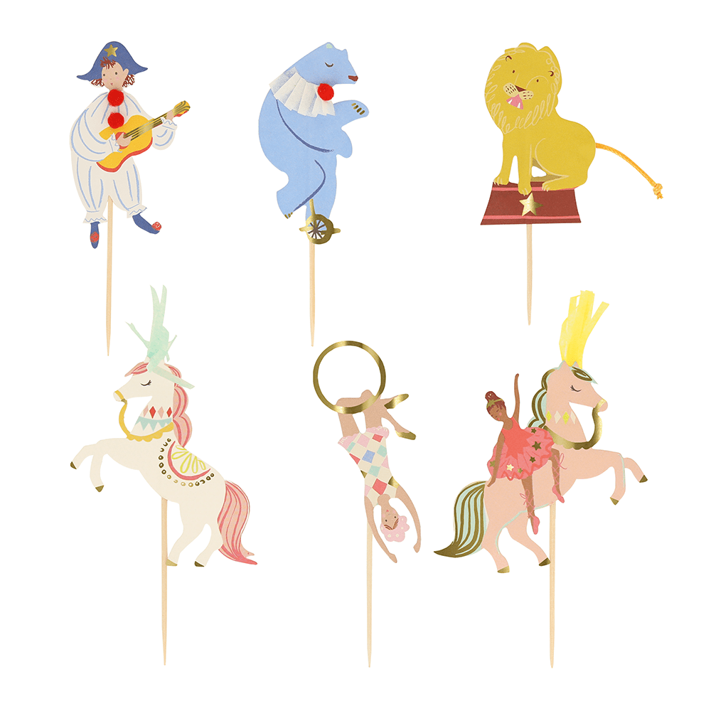 Meri Meri Circus Cupcake Kit, Shopsweetluluss