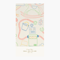 Meri Meri Coloring Activity Tablecloth, Shopsweetluluss