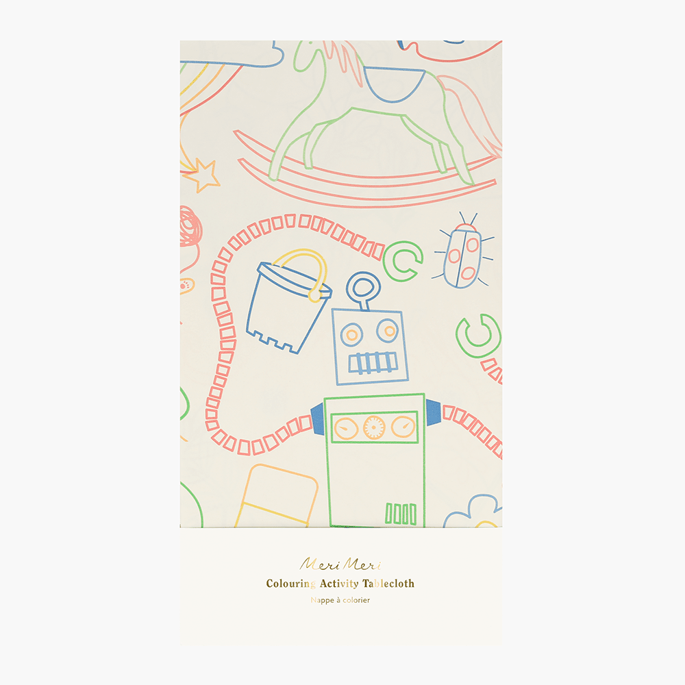Meri Meri Coloring Activity Tablecloth, Shopsweetluluss