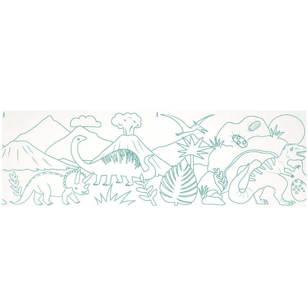 Meri Meri Dinosaur Colouring Roll, Shopsweetluluss