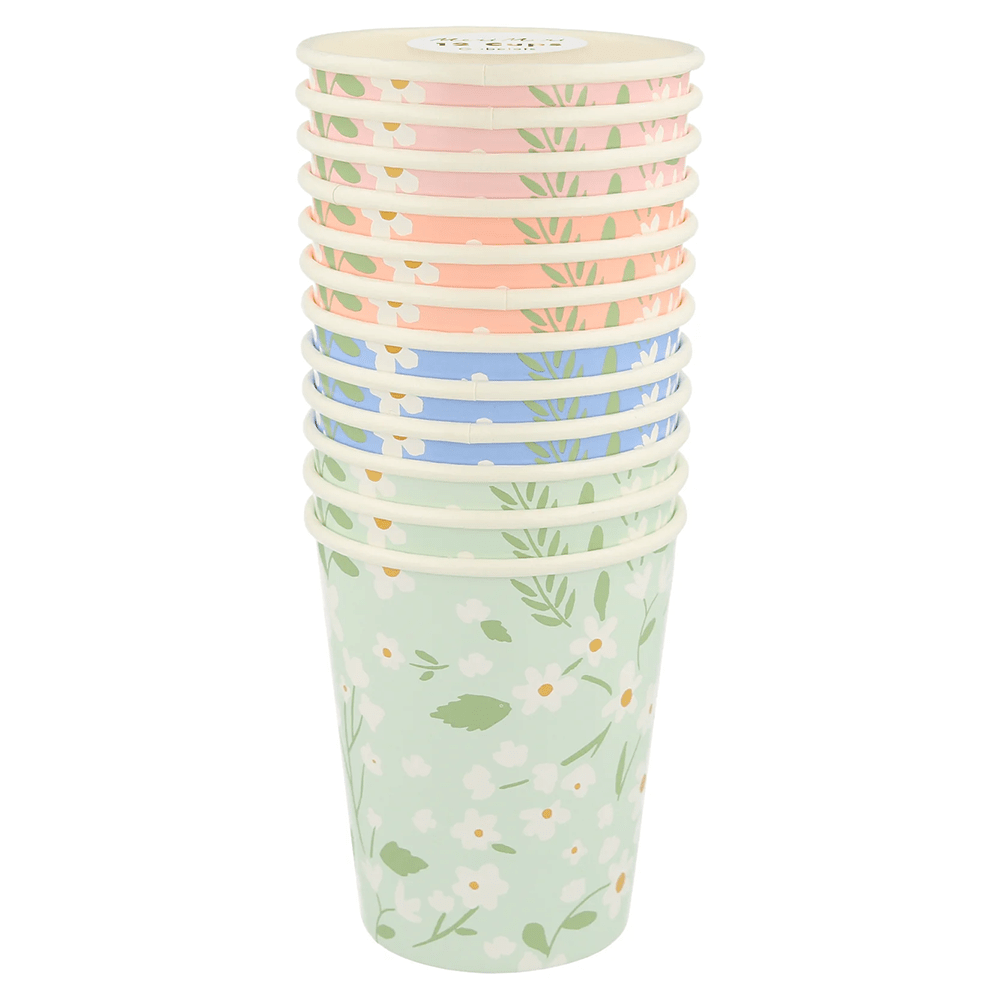 Meri Meri Ditsy Floral Cups, Shopsweetluluss