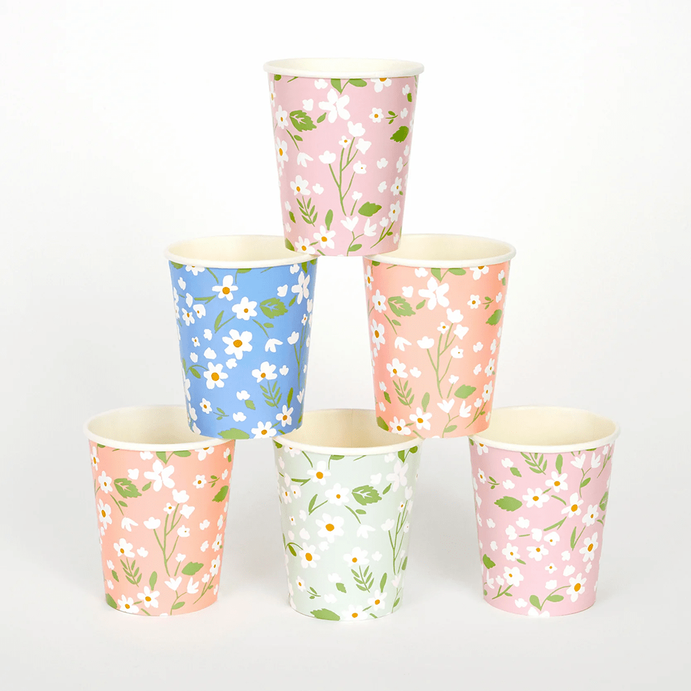 Meri Meri Ditsy Floral Cups, Shopsweetluluss