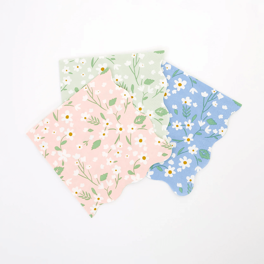 Meri Meri Ditsy Floral Small Napkins, Shopsweetluluss