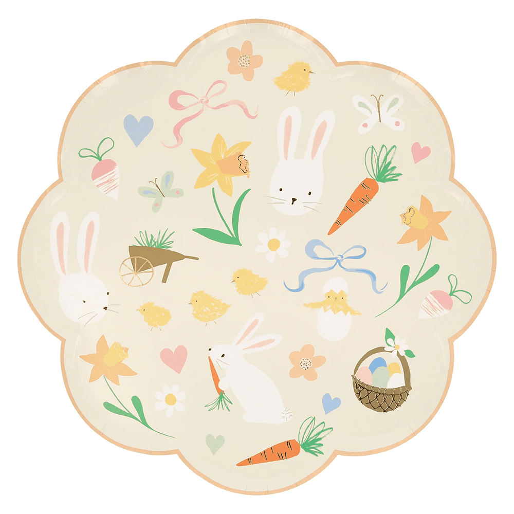 Meri Meri Easter Icon Dinner Plates, Shopsweetluluss