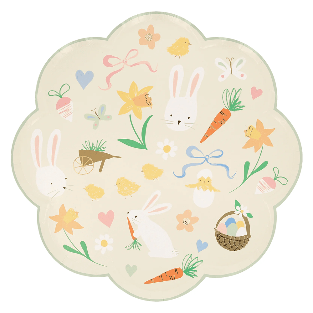 Meri Meri Easter Icon Dinner Plates, Shopsweetluluss