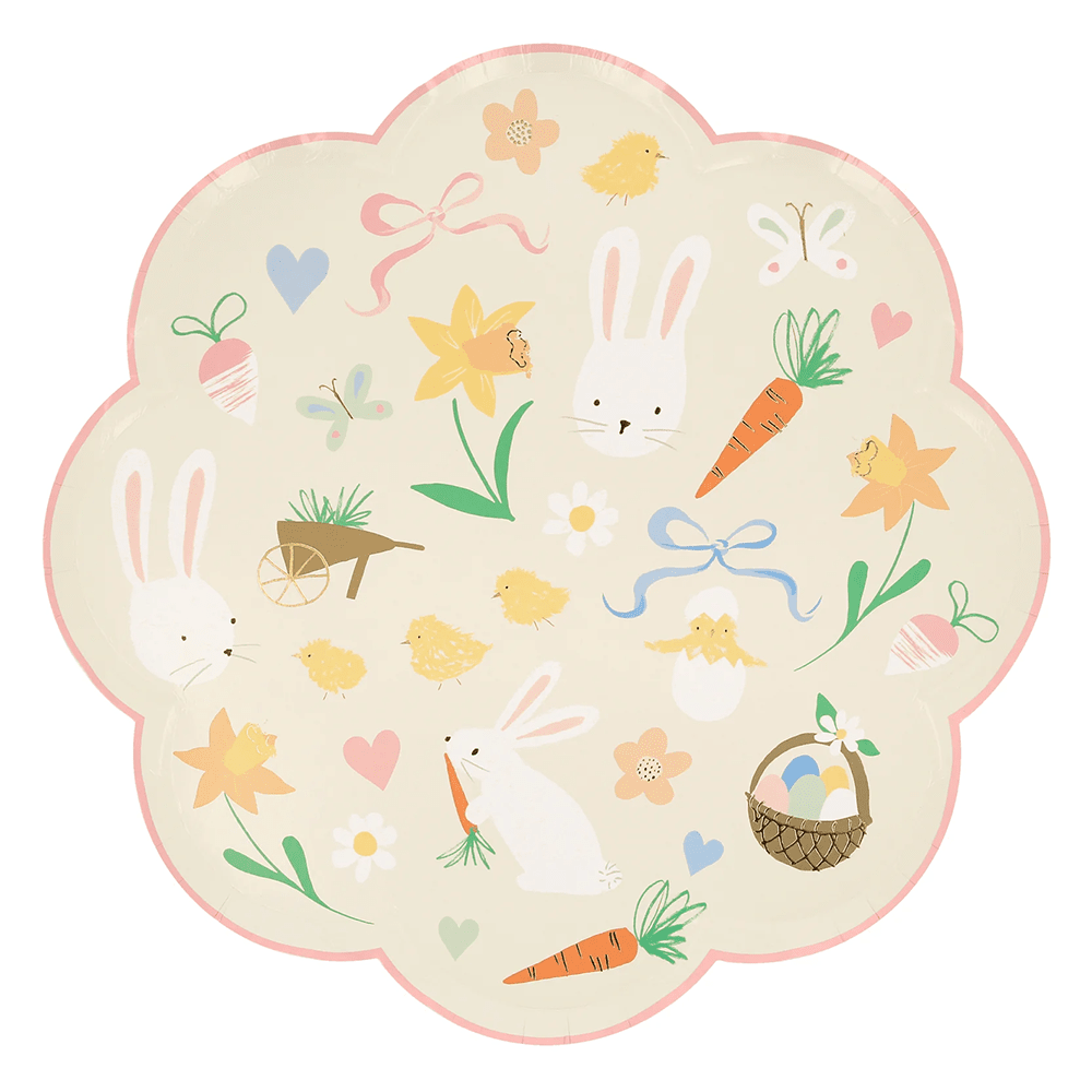 Meri Meri Easter Icon Dinner Plates, Shopsweetluluss