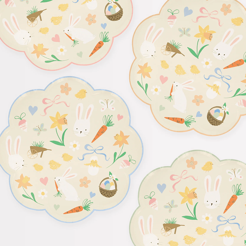 Meri Meri Easter Icon Dinner Plates, Shopsweetluluss
