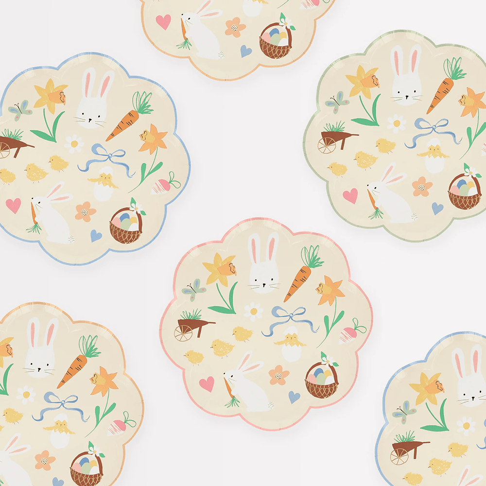 Meri Meri Easter Icon Small Plates, Shopsweetluluss