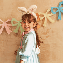 Meri Meri Easter Plush Bunny Ears & Tail Set, Shopsweetluluss