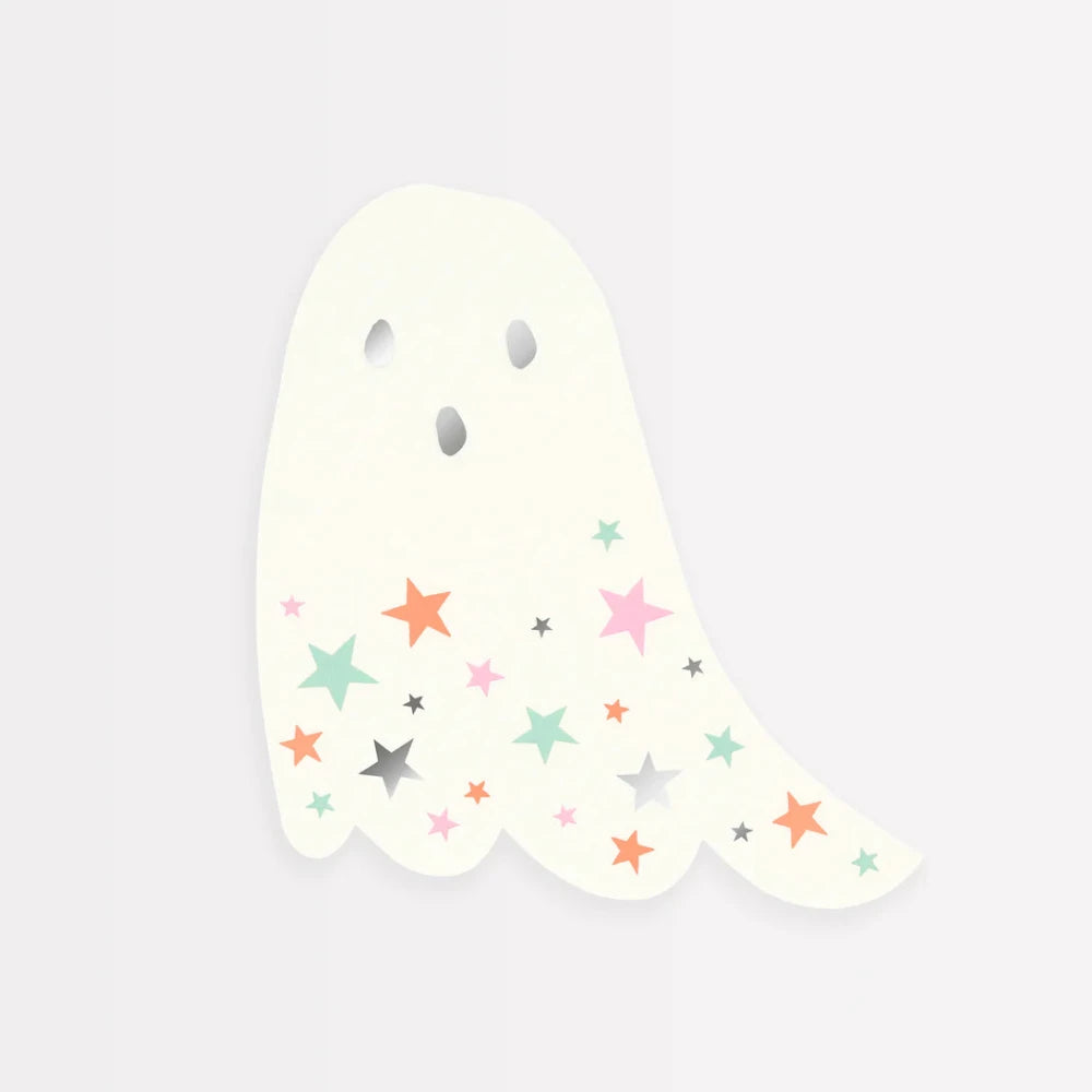 Meri Meri Ghost With Stars Napkins, Shopsweetluluss