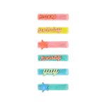 Meri Meri Happy Birthday Enamel Hair Clips, Shopsweetluluss