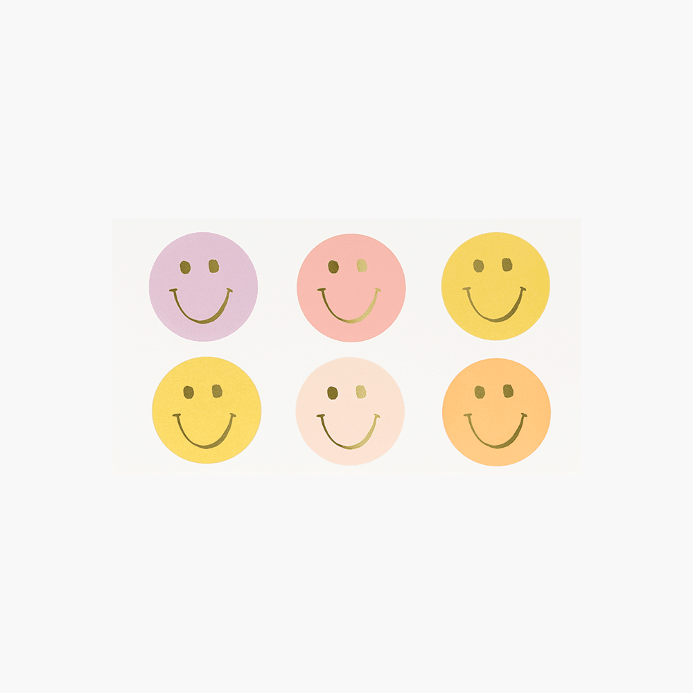 Meri Meri Happy Face Icons Tattoos, Shopsweetluluss
