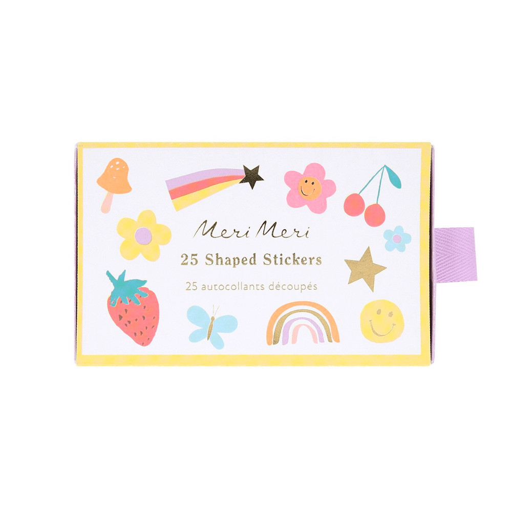 Meri Meri Happy Icons Shaped Stickers, Shopsweetluluss