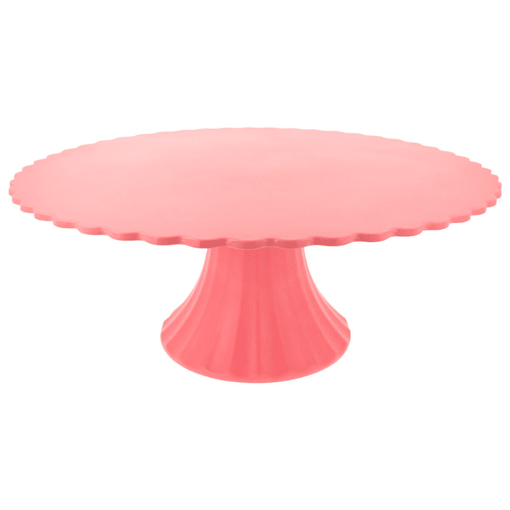 Meri Meri Large Pink Reusable Bamboo Cake Stand, Shopsweetluluss