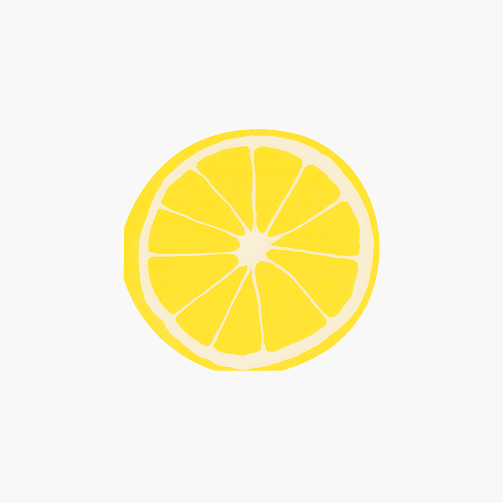 Meri Meri Lemon Napkins, Shopsweetluluss