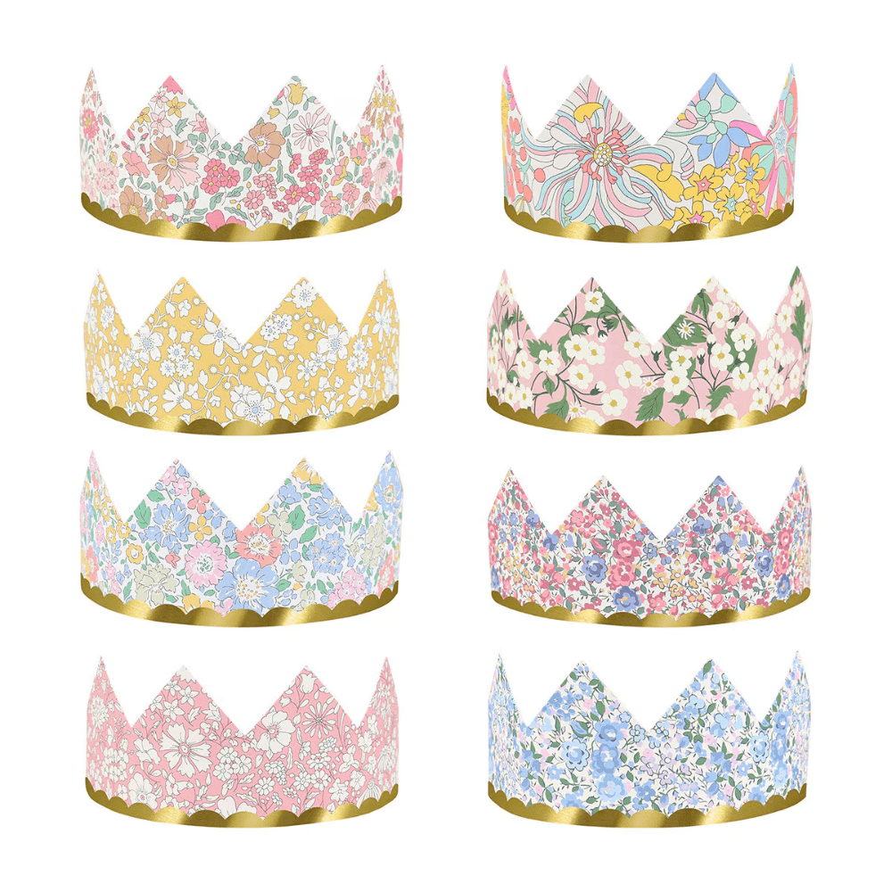 Meri Meri x Liberty Party Crowns, Shopsweetluluss